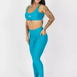 Conjunto Legging Wra FitBeach Cirrê Caribe - 1