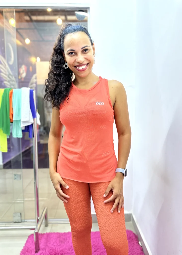 Regata de Tule Wra Fitbeach Laranja Neon