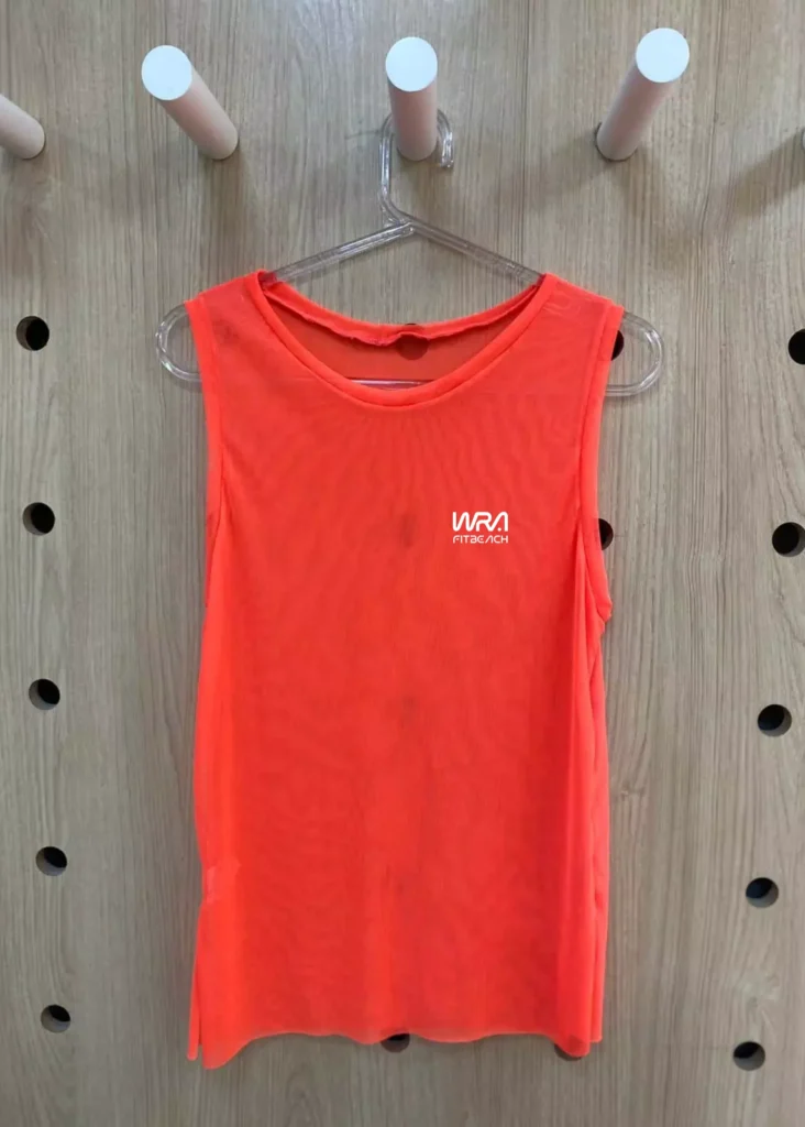 Regata de Tule Wra Fitbeach Laranja Neon 1