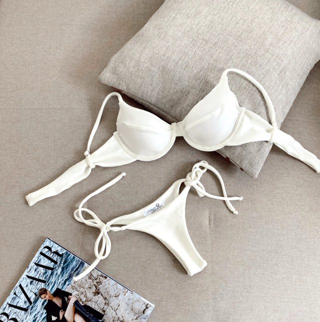 Biquini Off White Tendencia 2025 - Wra FitBeach