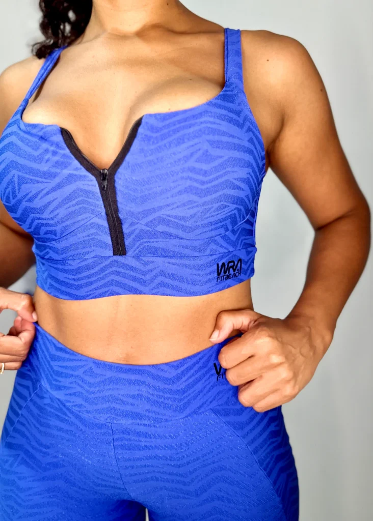 Conjunto Jacquard Texturizado Azul Royal - wra fitbeach 3