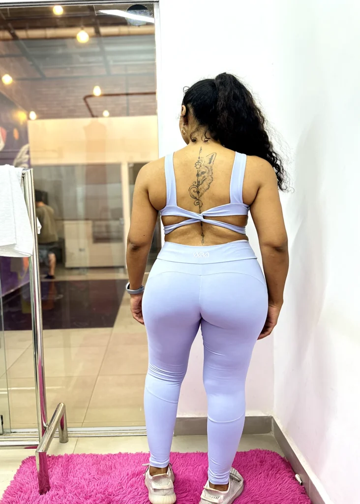 Conjunto Azul Bebê Wra Poliamida Neo Soul - wra fitbeach 1