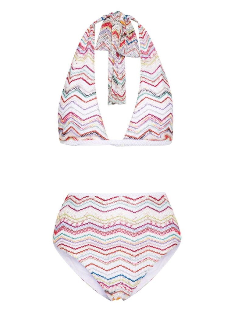 conjunto de biquini croche marca Missoni - wra fitbeach