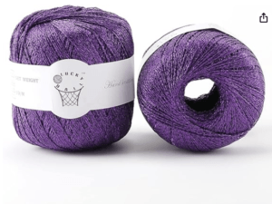 fio de Lurex para crochê - Wra FitBeach