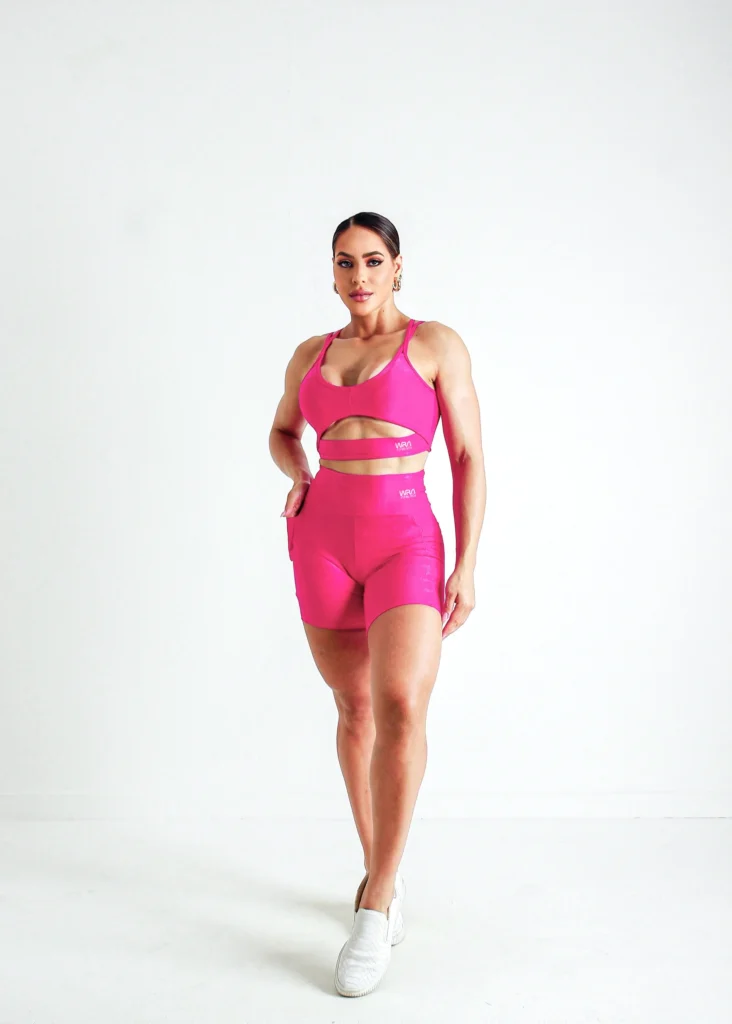 Conjunto de Short com Bolso WRA Canelado Pulse - WRA FITBEACH