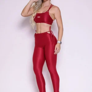 Conjunto Calça push up de Compressão Cherry WRA FITBEACH