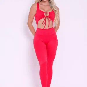 Macacão WRA FITBEACH Glow Vermelho 1