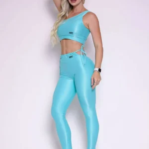 Conjunto Push Up de Compressão azul Candy WRA FITBEACH 4
