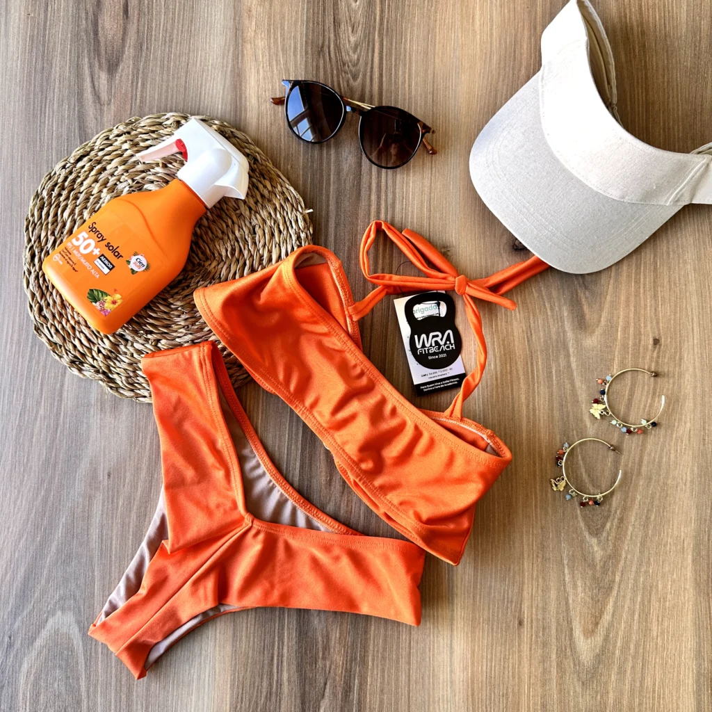 Biquini Semi Fio Laranja - WRA Fitbeach