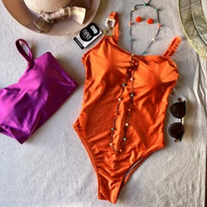 Maiô/Fato de Banho laranja - wra fitbeach