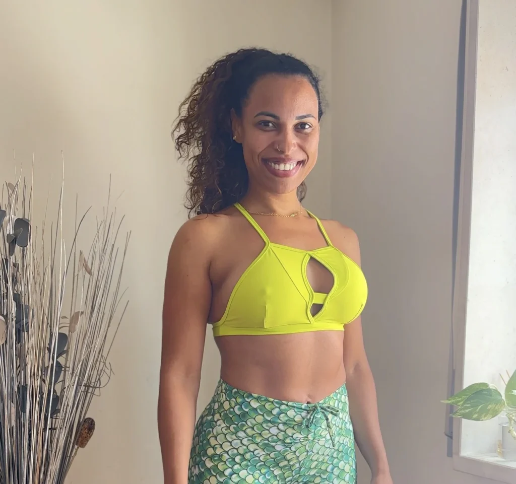 Top amarelo Neon WRA Fitbeach