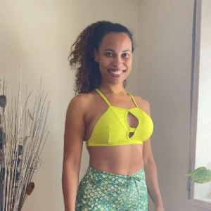 Top amarelo Neon WRA Fitbeach