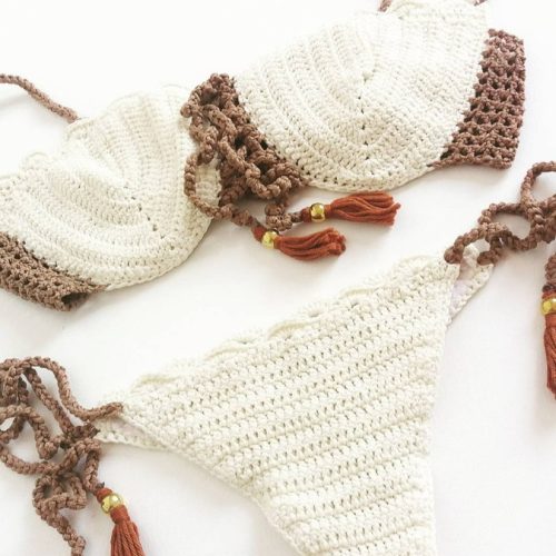 Biquini de Croche nude wra fitbeach