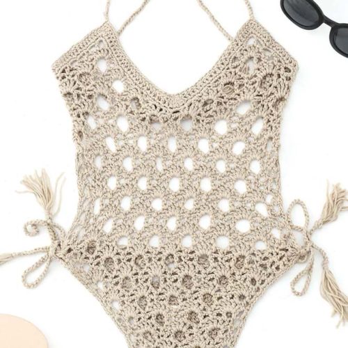 Maiô de Croche nude wra fitbeach